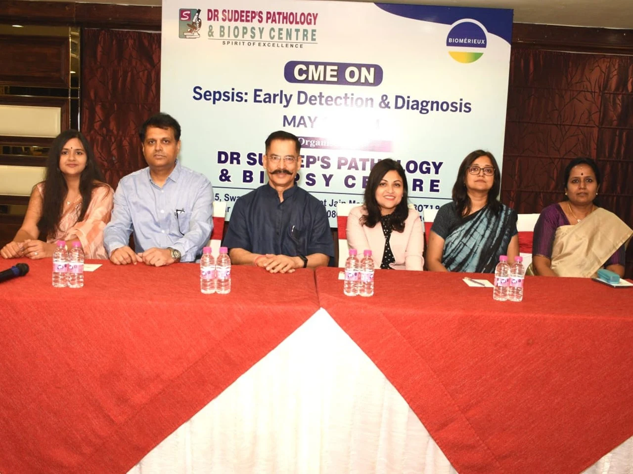 Dr. Sudeep’s Pathology and Biopsy Centre reception and patient inquiry desk.