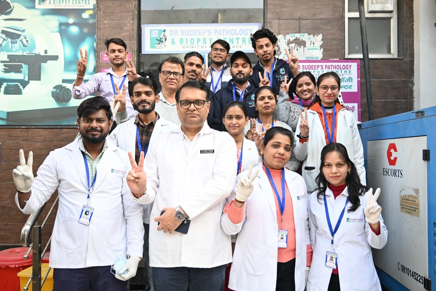 Advanced diagnostic testing equipment at Dr. Sudeep's Pathology and Biopsy Centre.