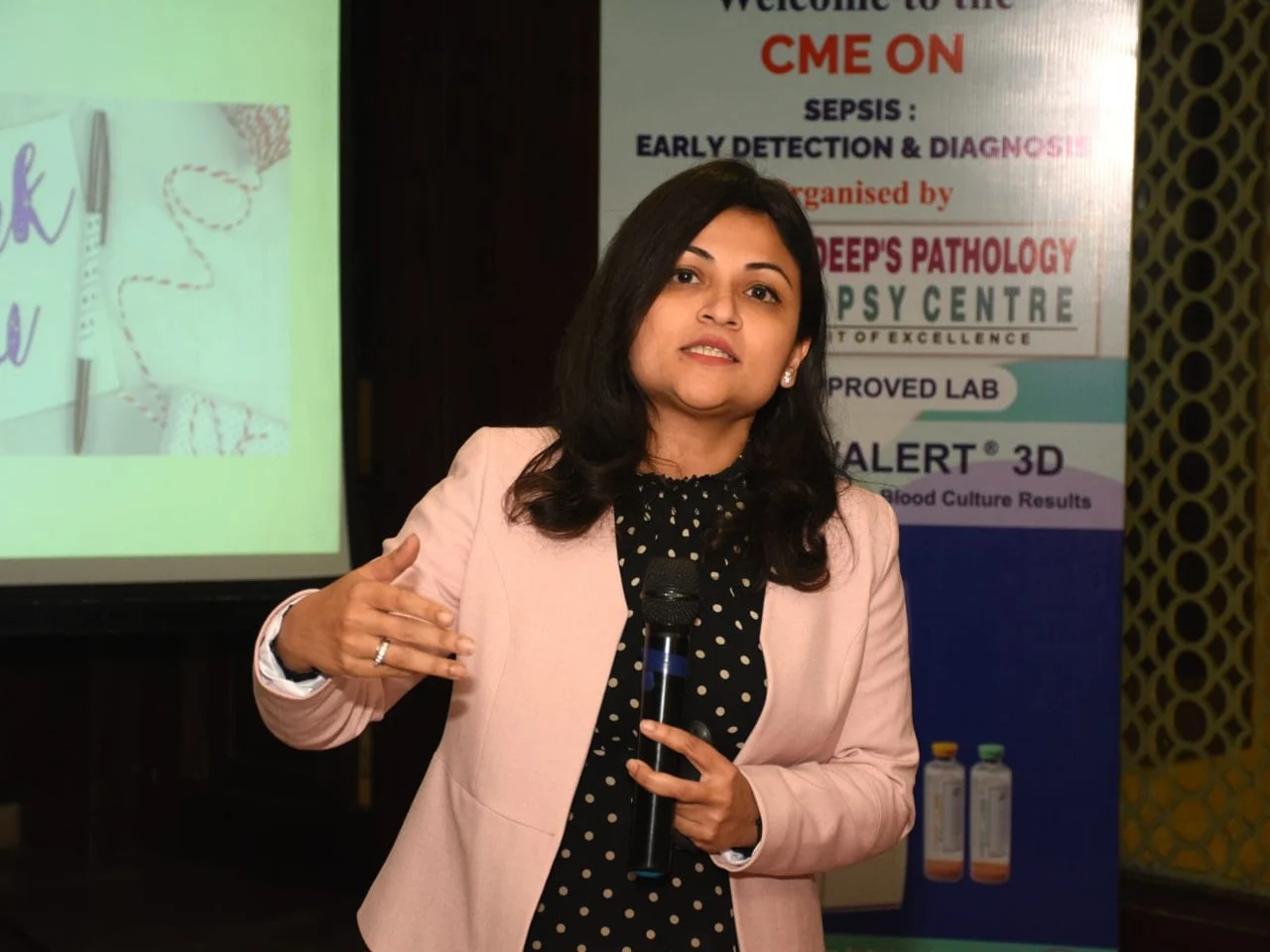 Sterile biopsy processing area and diagnostic laboratory equipment at Dr. Sudeep’s Pathology.